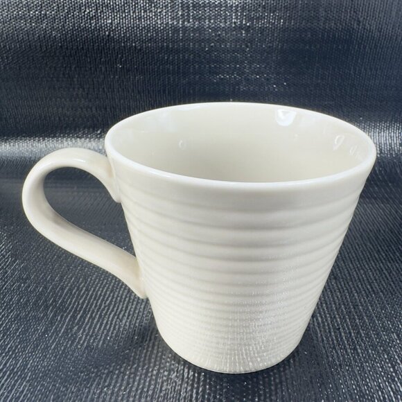 Royal Doulton Gordon Ramsay Maze Coffee Cup Mug Beige Brown Set 2 Mugs Cups VTG - Picture 8 of 13